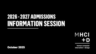 UW MHCID Info Session 22 Oct 2025