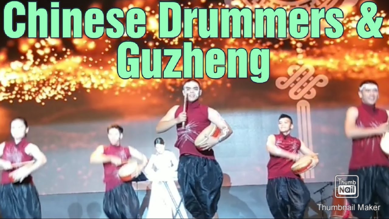 Chinese Drummers and Guzheng (Chinese New Year 2020 Celebration The