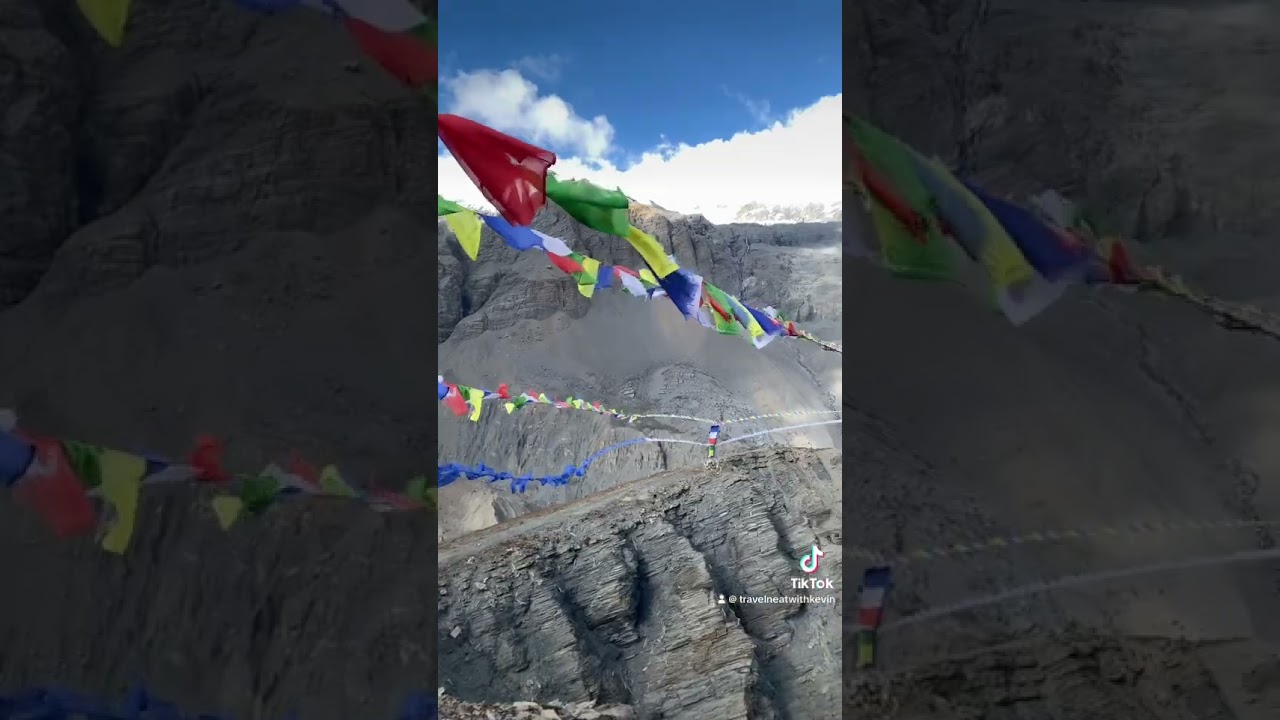 View from Highcamp view tower, On the way to thirangla pass 