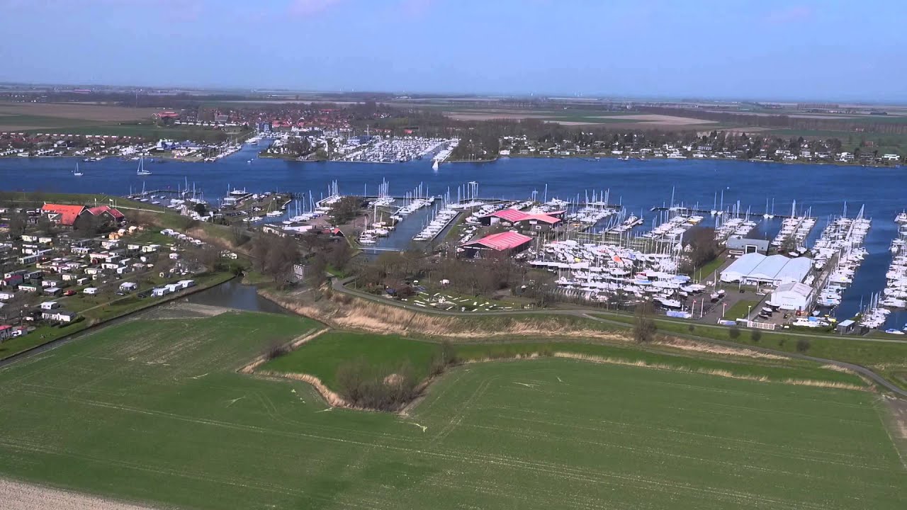 De haven van Wolphaartsdijk en zicht op camping de Veerhoeve - YouTube