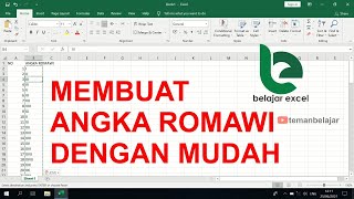 Cara Mudah Membuat Angka Romawi dan Arab di Microsoft Excel screenshot 1