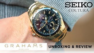 Seiko SSC572P Coutura Perpetual Watch - Unboxing and Quick Look