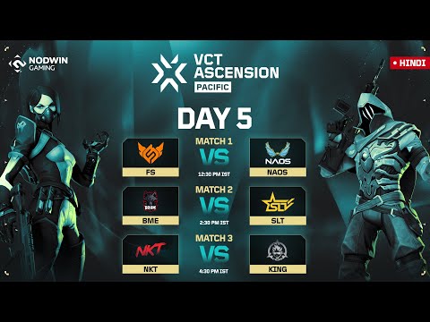VCT Ascension Pacific 2025: Bangkok – Hindi Broadcast Group Stage Day 5