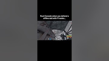 Rust Console when you defend a offline raid with f1 nades…#shorts #rust #rustconsole