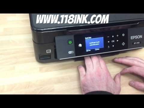 How to do a nozzle check or test on an Epson XP-442 printer