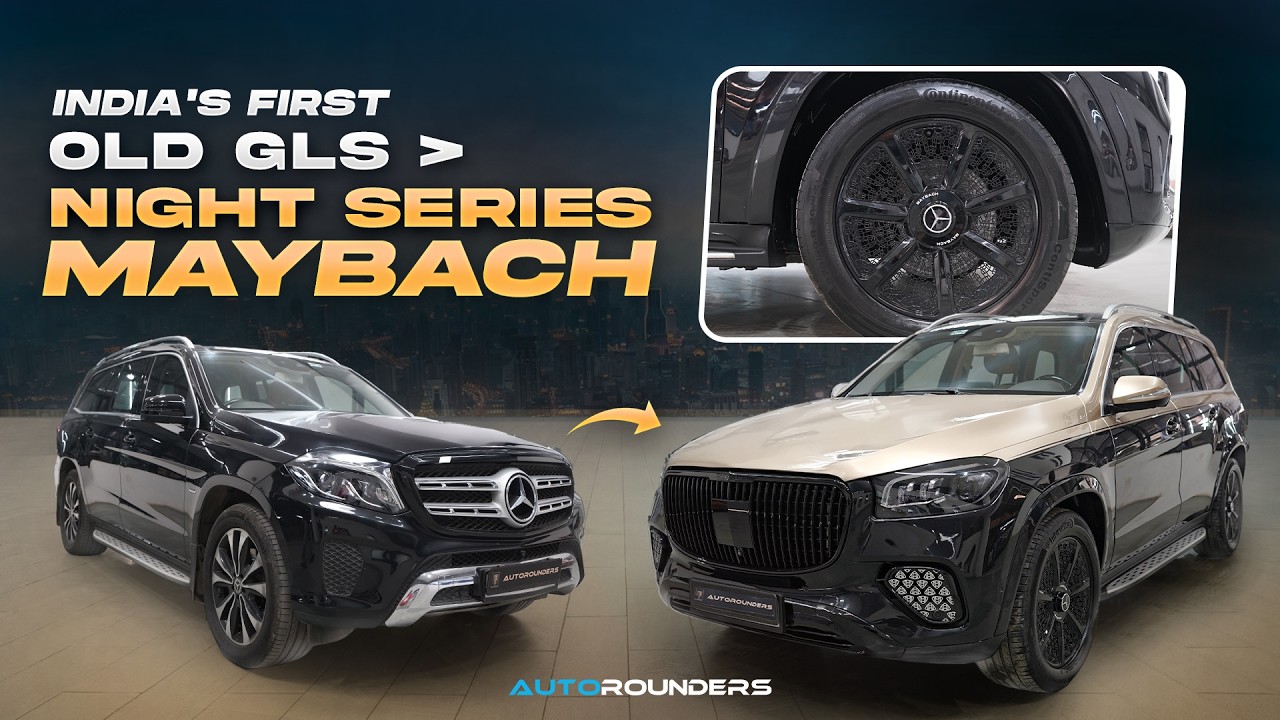Our Darkest Build Yet!! Old GLS to Maybach Night Series 🖤 | Dual Tone Paint | 20 Inch custom alloys