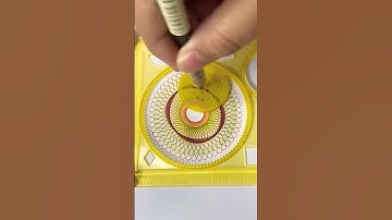 ASMR Spiral Art | Soothing Audio & Visuals for Therapy! #art #spirograph #shorts #viralshorts #asmr