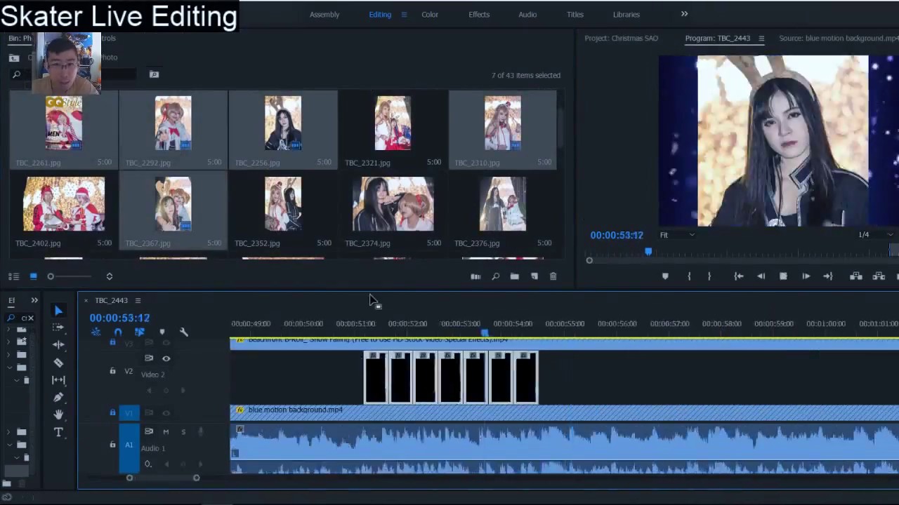 Editing SAO Christmas Shoot
