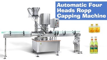 How to use ZS-XG440C4 Automatic Four Heads ROPP Capping Machine