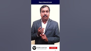 Object of Material Control- #shortvideo #costaccounting   -Video@54 #account