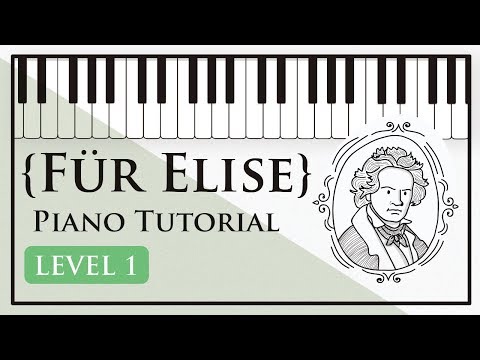 How to Play Für Elise - Easy Piano Tutorial (Level 1) - Hoffman Academy