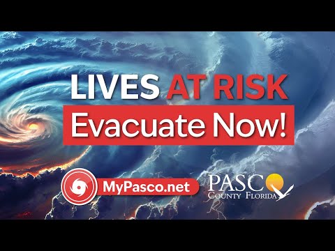 Emergency Briefing from Pasco County's EOC Ahead of Hurricane Milton ...