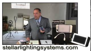 Stellar Lighting PowerStar battery Pack and pro Video lighting case for 4.7" iPhone 6 screenshot 5
