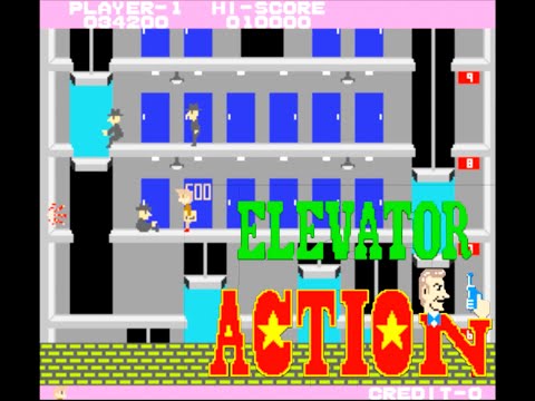 AC】エレベーターアクション 高難度1周4面クリア Re:75 アーケード
