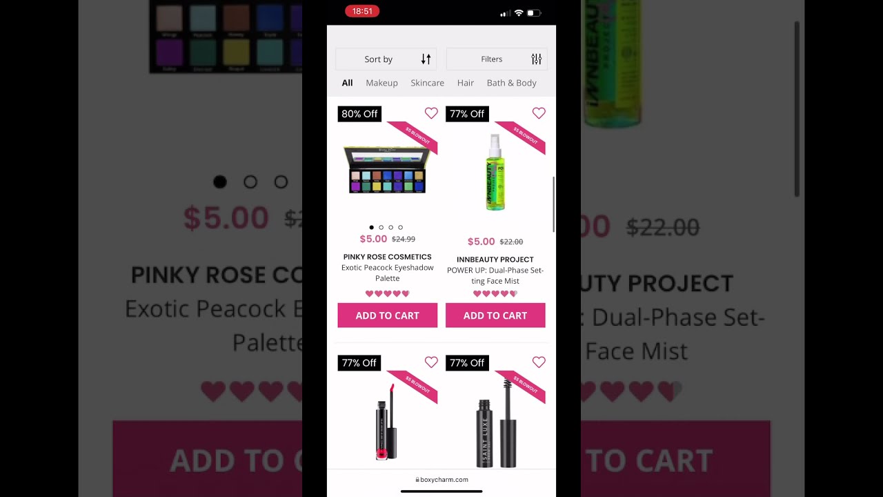 January 2022 BOXYCHARM Drop Shop Daily Deals: Wednesday, Jan 12 • 5$ Blowout | Viruzzzka