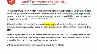 FIA FAU - 9 The letter of representation in audit