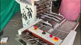 Pharmaceutical Insert Folding Machine | 6 buckles and 4 cross Buckles | 6 + 4 Insert Folding Machine