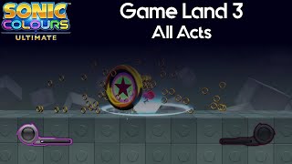 Sonic Colours: Ultimate - Game Land 3 Speedrun Collection