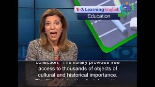 Learn English with VOA Special English - Check Out the World Digital Library