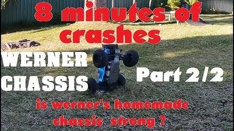 arrma notorious crashes part 2/2: homemade chassis crashes and total of broken parts