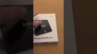 Unboxing SSD Festplatte, Samsung MZ-75E250B/EU EVO 850 interne SSD 250GB