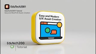 Design a 3D App Icon in Spline | Easy & Modern UI/UX Asset Tutorial | Spline | EduTech2001 screenshot 4