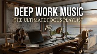 Deep Work Music | Productivity Ambient Beats for Intense Focus and Coding at Sunset Office