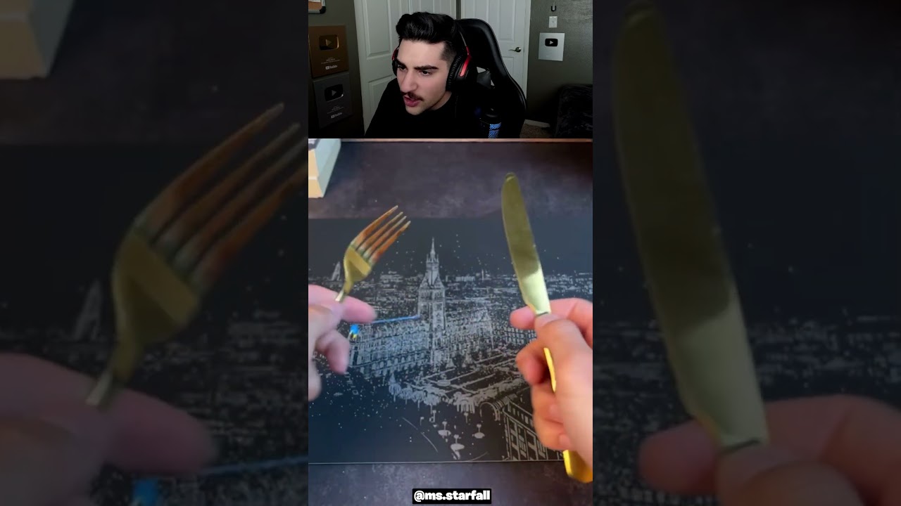 Как рисовать вилкой! 🤯