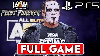 AEW FIGHT FOREVER Gameplay Walkthrough Road To Elite FULL GAME [1080p 60FPS PS5] - No Commentary