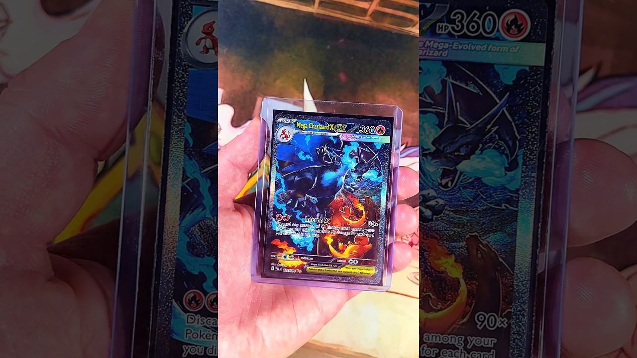 I Pulled The RAREST Mega Charizard Pokemon Card FROM PHANTASMAL FLAMES!