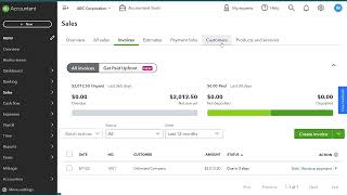 How to Record a Payment on an Invoice in Quickbooks Online - Receive a Payment from a Customer