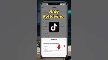 How to Hide Your TikTok Following List in 2025! 🔒 #Shorts
