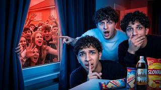 We Hid From Fans Knocking On Our Door