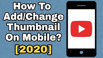 how to add thumbnail to youtube videos on Mobile (2020)