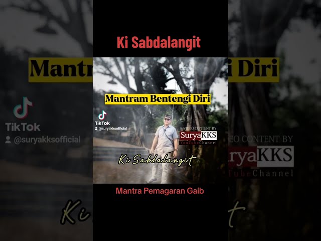 💥 Mantra Pemagaran Gaib Pupuh Dandanggula~Ki Sabdalangit class=