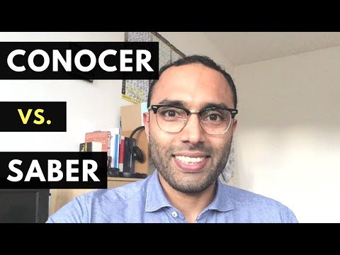 Vídeo: Diferencia Entre No Y Saber