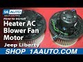 How to Replace Heater Blower Motor 2002-07 Jeep Liberty