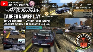 Need for Speed Most Wanted Career Gameplay Blacklist 12 Izzy & 11 Big Lou #nfs #nfsmw #nfsmostwanted