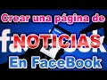Crear una pagina de noticias usando facebook