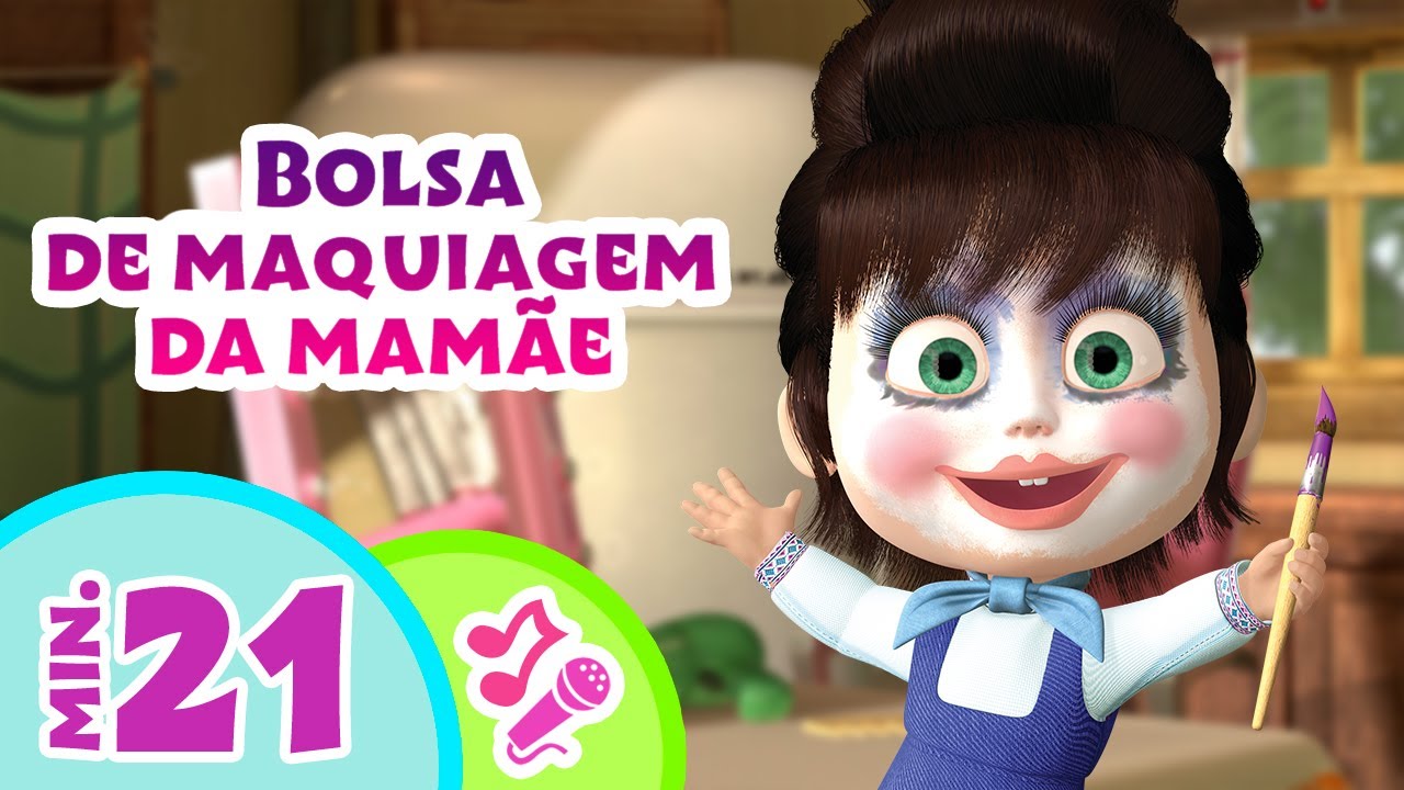 Masha e o Urso : Jogo de Maquiagem e Cabeleireiro