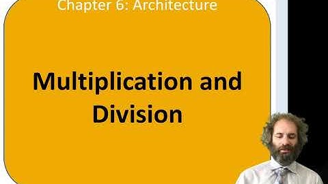 DDCA Ch6 - Part 7: RISC-V Multiplication & Division Instructions