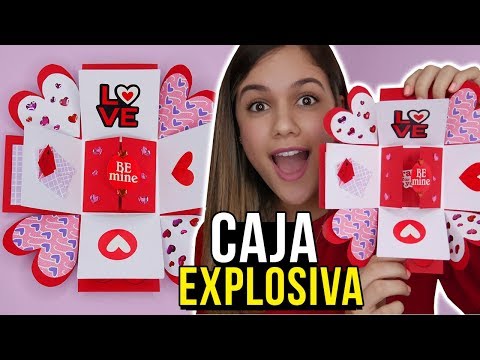 🎁💣 DIY: Caja Explosiva Sorpresa para San Valentín 💣🎁, 🎁💣 DIY: Caja  Explosiva Sorpresa para San Valentín 💣🎁 Espero que os guste y os sirva el  vídeo, bechisssss ! ♡Plantilla