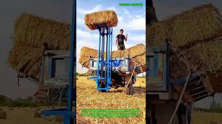 Mobile Electric Agricultural Bale Lift : Vertical Chain-Drive Hay &amp; Straw Loader