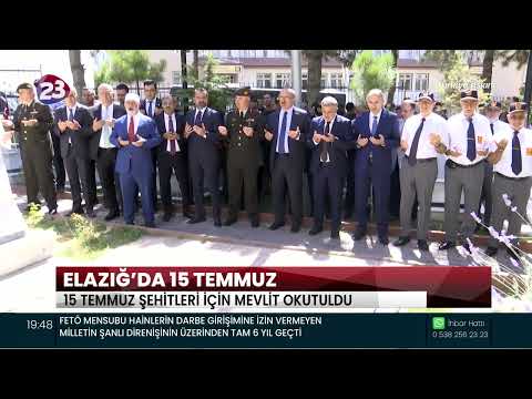 ELAZIĞ’DA 15 TEMMUZ