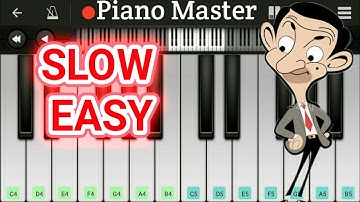 Mr Bean Animated Series Theme - Piano Tutorial - How to play Mr bean theme