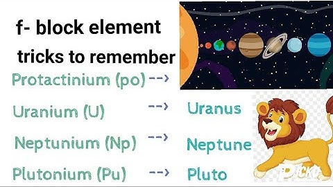 f- block element |trick to remember |tamil | periodic table in tamil