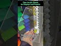 Looking for clear acrylic sheets?High clarity, smooth surface and reliable quality.