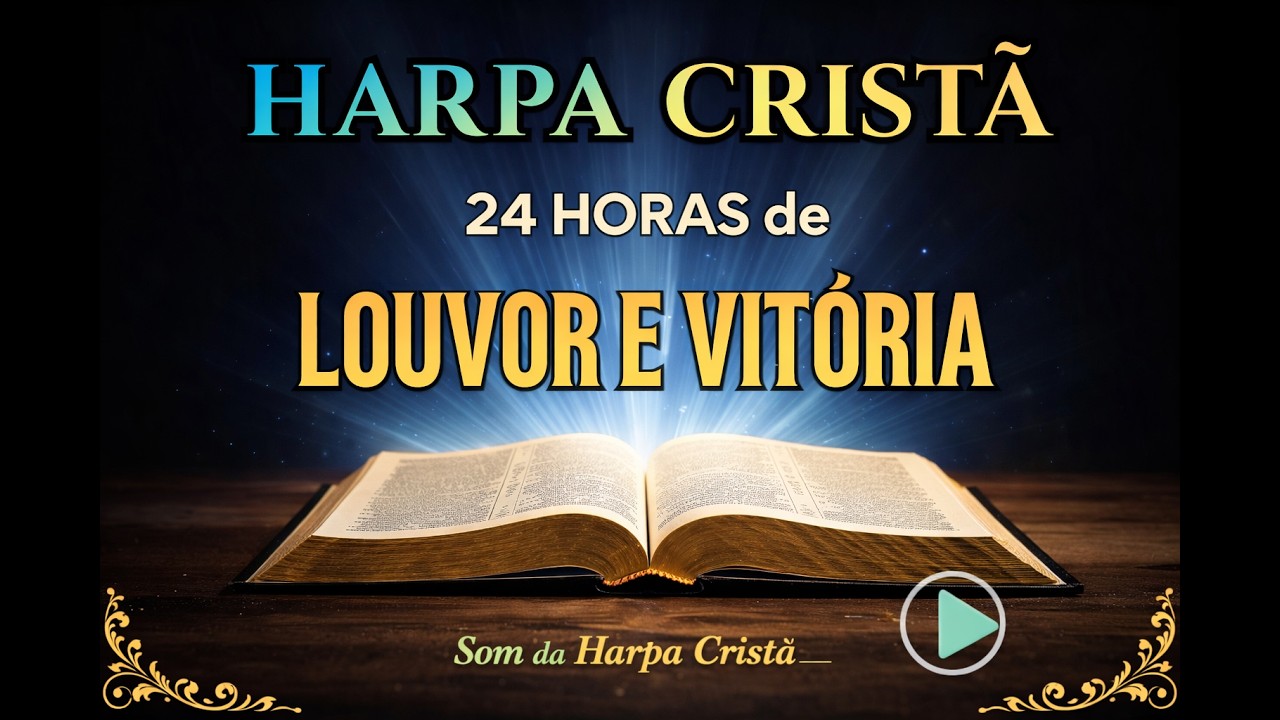 🔴 24 Horas de Louvor e Vitória | Harpa Cristã ao Vivo