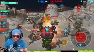 1 🆚 5 BATALLA🫡COMPLETA - JUGANDO CON SUBS - UPDATE 8.8 *WAR ROBOTS* | Guillerwoo_95