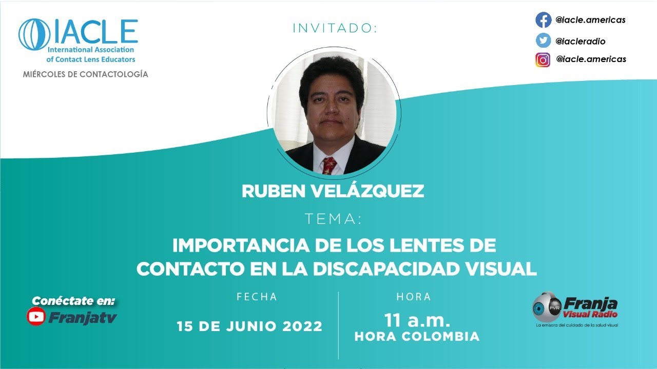 IACLE - Importancia de los lentes de contacto en la discapacidad visual